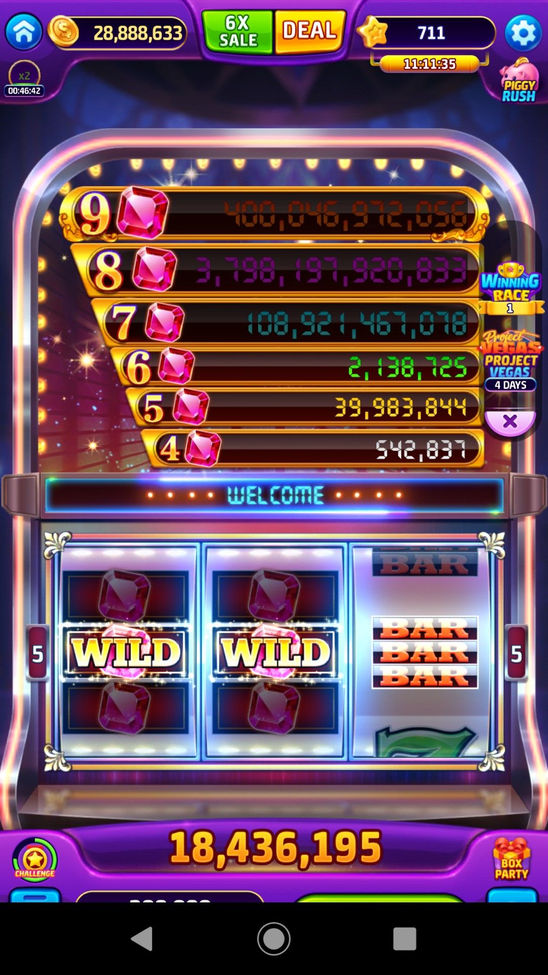 Cosmic Live Casino game